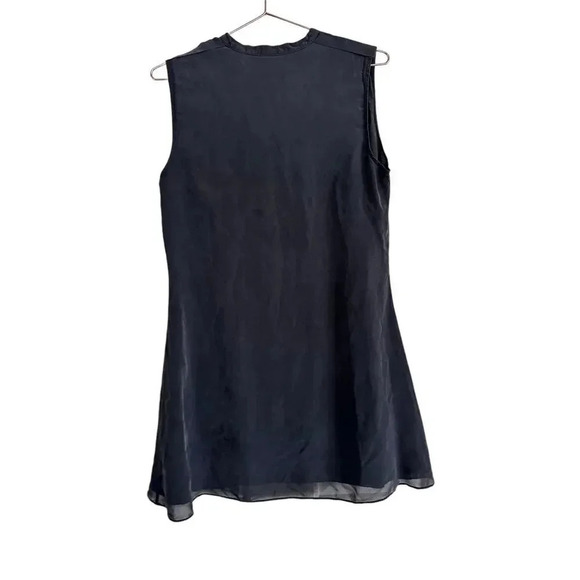 Jenni Kayne Black 100% Silk tank top blouse Size Medium - Picture 2 of 5